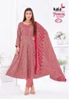 Poshak Vol 5 By Kala Cotton Printed Anarkali Kurti Set